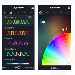 Bluetooth (BLE) based innovative Smartphone App to control Automotive LED lights.